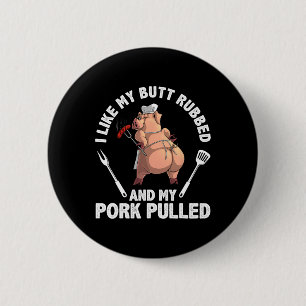 Lustiges Bbq-Design für Männer Frauen Bbq-Liebhabe Button