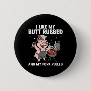 Lustiges Bbq-Design für Männer Frauen Bbq-Liebhabe Button