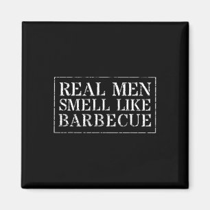 Lustiges Bbq-Grill-Geschenk T-Shirt Echte Männer R Magnet