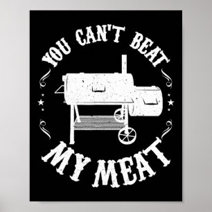 Lustiges Bbq Pit Reverse Flow Smoker Zubehör Dad G Poster