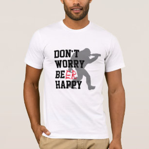 Lustiges BBQ-Shirt - Keine Sorge, sei glücklich, B T-Shirt