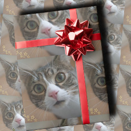 Lustiges benutzerdefiniertes Foto Geschenkpapier