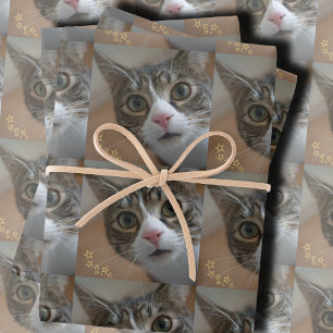 Lustiges benutzerdefiniertes Foto Geschenkpapier Set
