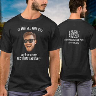 Lustiges benutzerdefiniertes Gesichtsfoto, kaufe i T-Shirt