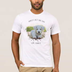 Lustiges benutzerdefiniertes Haustier-Foto-Splash T-Shirt