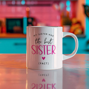 Lustiges 'Beste Schwester' Geschenk Kaffeetasse