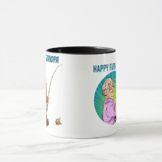 Lustiges Bestes Angel-Opa Cartoon-Charakter-Gesche Tasse