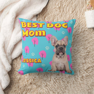 Lustiges Bestes Hundemama-Personal-Foto-Geschenk z Kissen