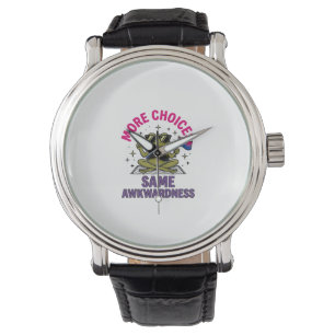 Lustiges Bi-Frosch-Pride-Shirt-Design_1 Armbanduhr