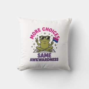 Lustiges Bi-Frosch-Pride-Shirt-Design_1 Kissen