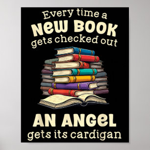 Lustiges Bibliothekar-Zitat für Bibliotheks-Nerd  Poster