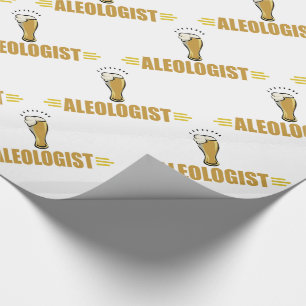 Lustiges Bier Ale Geschenkpapier