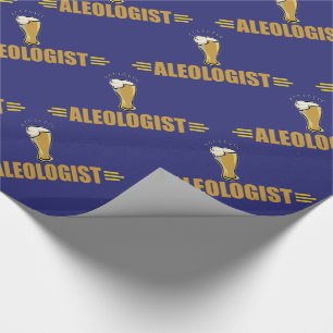 Lustiges Bier Ale Geschenkpapier