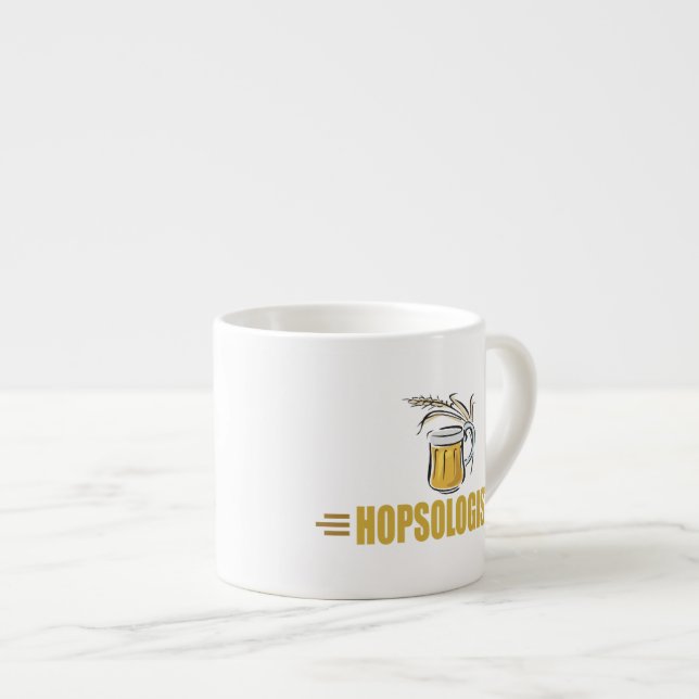 Lustiges Bier Espressotasse (Vorderseite Rechts)