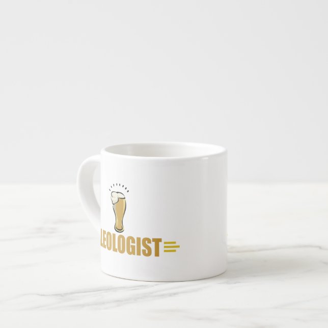 Lustiges Bier Espressotasse (Vorderseite Links)