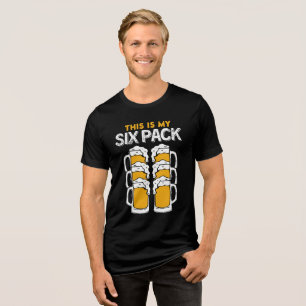 Lustiges Bier für Männer Tri-Blend Shirt
