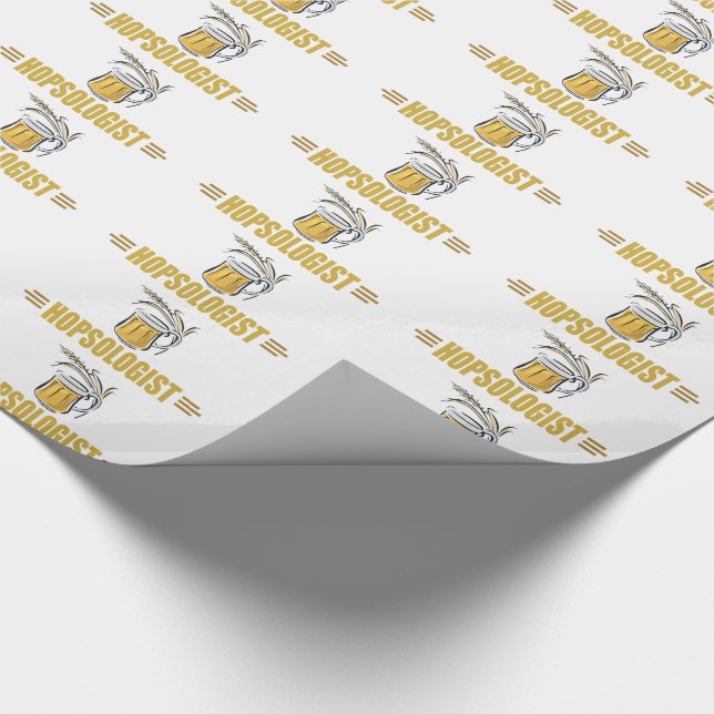 Lustiges Bier Geschenkpapier (Ecke)