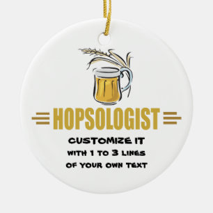 Lustiges Bier Keramikornament