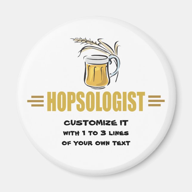 Lustiges Bier Magnet (Vorne)