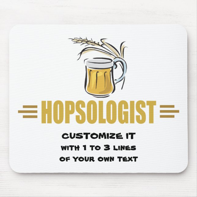 Lustiges Bier Mousepad (Vorne)