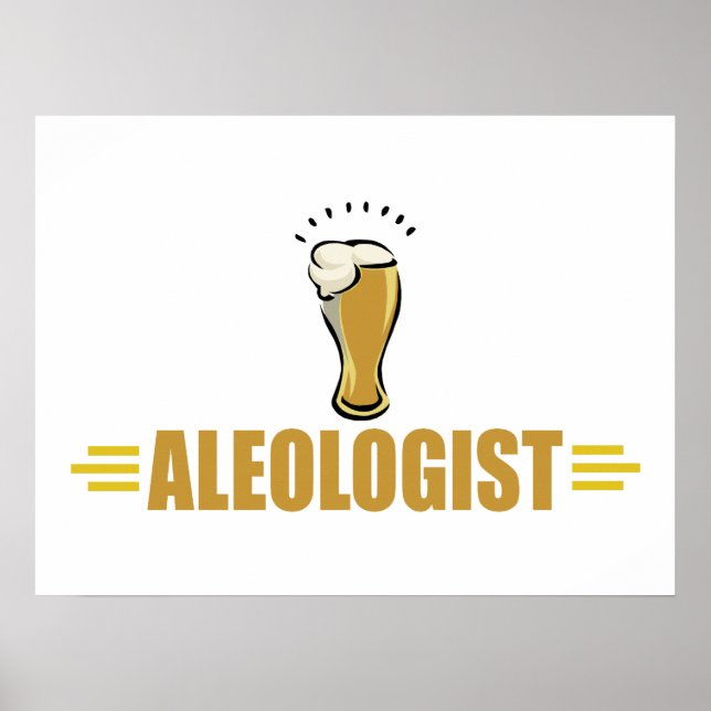 Lustiges Bier Poster (Vorne)