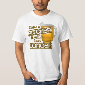 Lustiges Bier-trinkende Parodie T-Shirt