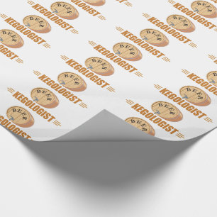 Lustiges Bierfass Geschenkpapier