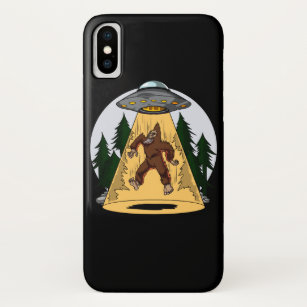 Lustiges Bigfoot-alien-Abduktions-Raum UFO Case-Mate iPhone Hülle
