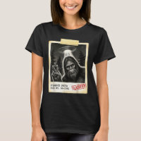 Lustiges Bigfoot-Alien-UFO-Vintage-Beweisfoto