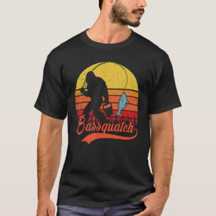 Lustiges Bigfoot-Angler-Shirt Bassquatch Sasquatch T-Shirt