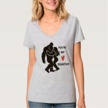 Lustiges BigFoot „Du bist mein Squatchy“ romantisc