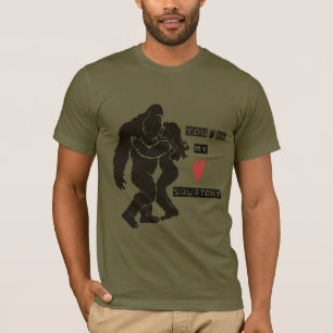 Lustiges BigFoot „Du bist mein Squatchy“ romantisc T-Shirt