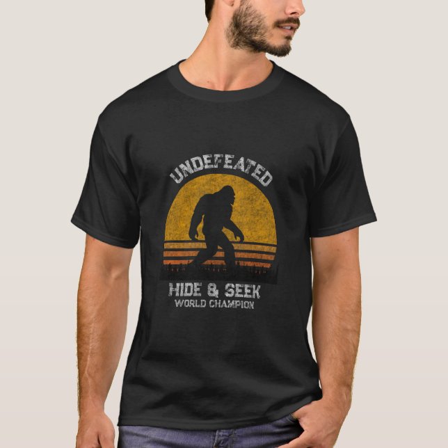 Lustiges Bigfoot-T-Shirt - lustige Sasquatch T-Shirt (Vorderseite)