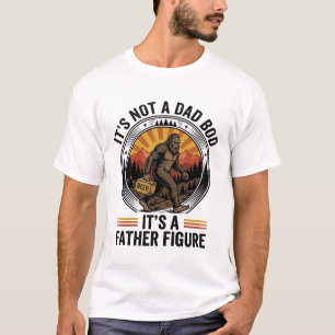 Lustiges Bigfoot-Vater-Figur-Bier-Vintage-T-Shirt T-Shirt