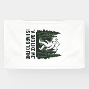 Lustiges Bigfoot-Vater Vintage-Wald-Shirt-Design_1 Banner