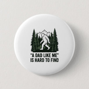 Lustiges Bigfoot-Vater Vintage-Wald-Shirt-Design_1 Button