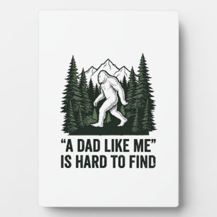 Lustiges Bigfoot-Vater Vintage-Wald-Shirt-Design_1 Fotoplatte