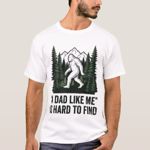 Lustiges Bigfoot-Vater Vintage-Wald-Shirt-Design_1 T-Shirt