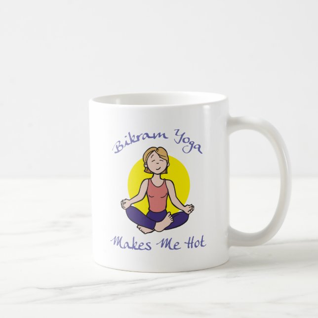 Lustiges Bikram Yoga-Geschenk Tasse (Rechts)