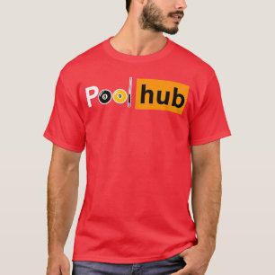 Lustiges Billardspiel Pool-Hub Billardkugeln Queue T-Shirt