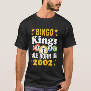 Lustiges Bingo 22. Geburtstag Bingo Könige werden  T-Shirt