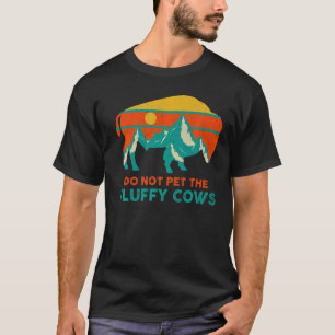 Lustiges Bison Büffel Shirt Streicheln Sie die Flu