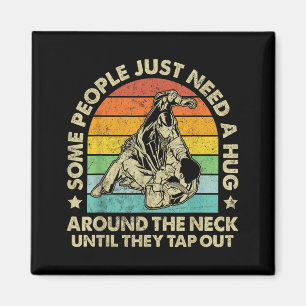 Lustiges BJJ Brazilian Jiu Jitsu MMA Einige Mensch Magnet