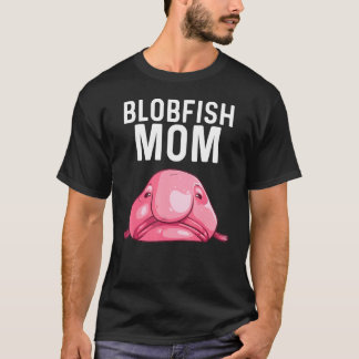 Lustiges Blobfish-Geschenk für Mama Frauen Meerest T-Shirt