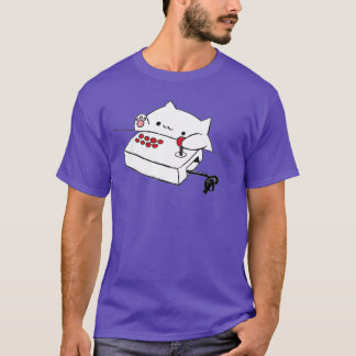 Lustiges Bongo-Katze Lustiges Süßes Gamer-Meme-Kat T-Shirt