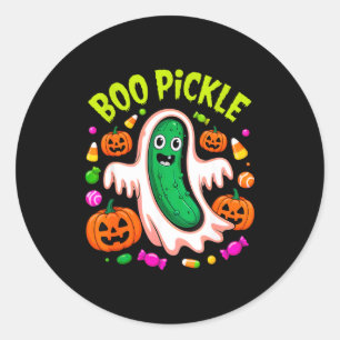 Lustiges Boo Ckle Halloween-Party-Kostüm Soky Runder Aufkleber