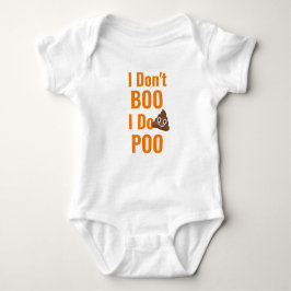 lustiges Boo poo halloween Design-Kleinkind Baby Strampler