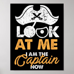 Lustiges Bootfahren Ich Bin Der Kapitän Segler Seg Poster