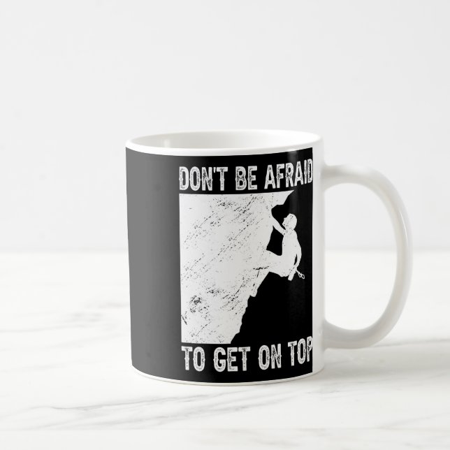 Lustiges Boulder-Klettern  Kaffeetasse (Rechts)