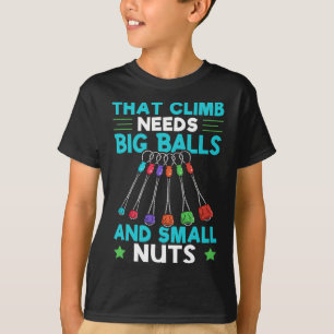 Lustiges Boulder-Klettern  T-Shirt